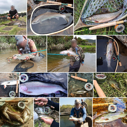 HookUpCo. Large Arbor Fly Fishing Reel, Durable Aluminum - HookUpCo.