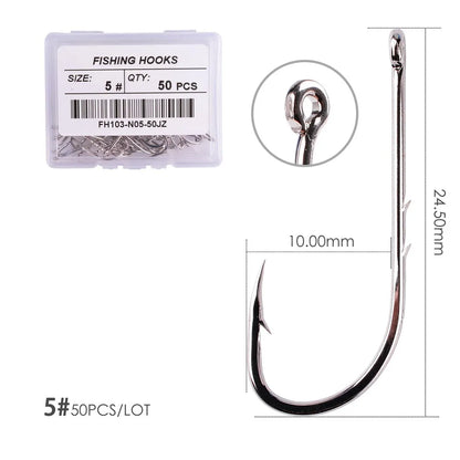 HookUpCo. Barbed Fishing Hooks Set for Carp - HookUpCo.