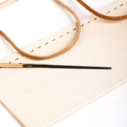 HookUpCo. 6 Pcs Leather Sewing Needles for Craft Projects