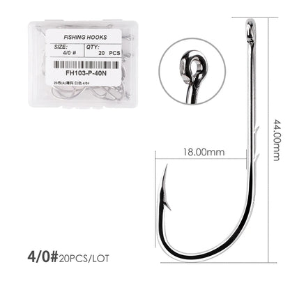 HookUpCo. Barbed Fishing Hooks Set for Carp - HookUpCo.