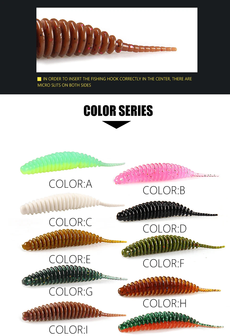 HookUpCo. Soft Bait Fishing Lures - HookUpCo.