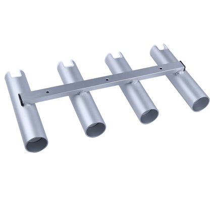 HookUpCo. Aluminum Fishing Rod Holder with 4 Tubes - HookUpCo.