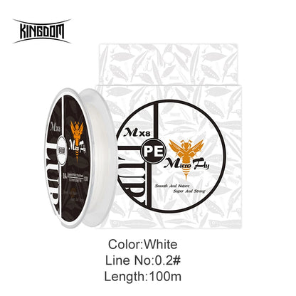 HookUpCo. Kingdom Micro Fly Braided Fishing Line - HookUpCo.