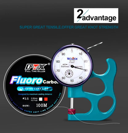 HookUpCo. Fluorocarbon Fishing Line - HookUpCo.