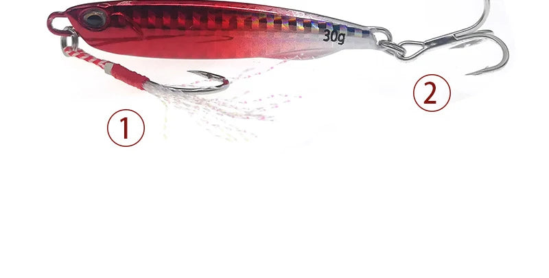 HookUpCo. Metal Cast Jig Spoon for Sea Bass - HookUpCo.