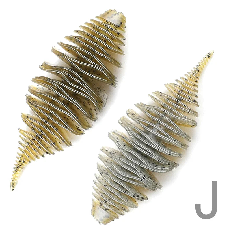 HookUpCo. Soft Lure Worms for Bass Fishing - HookUpCo.