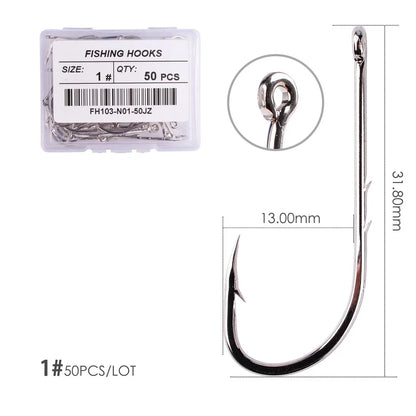 HookUpCo. Barbed Fishing Hooks Set for Carp - HookUpCo.