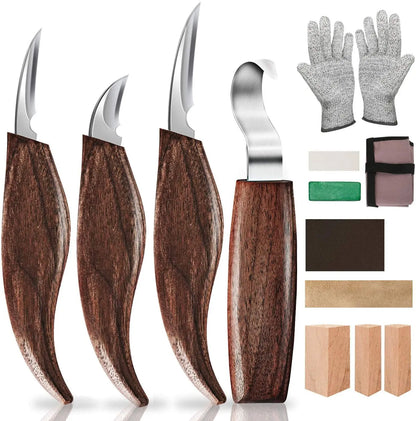 Premium Wood Carving Tool Set for Precision Crafting