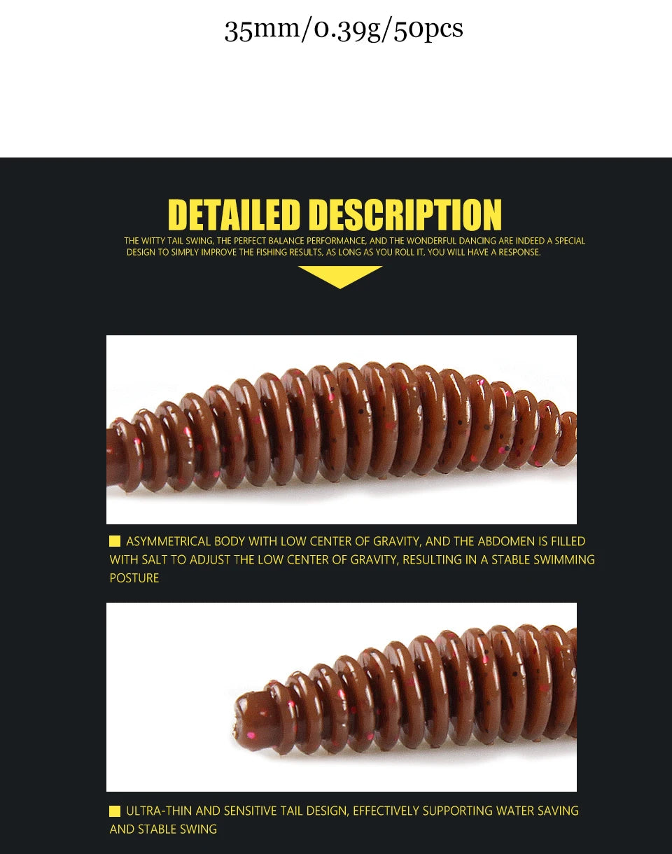 HookUpCo. Soft Bait Fishing Lures - HookUpCo.