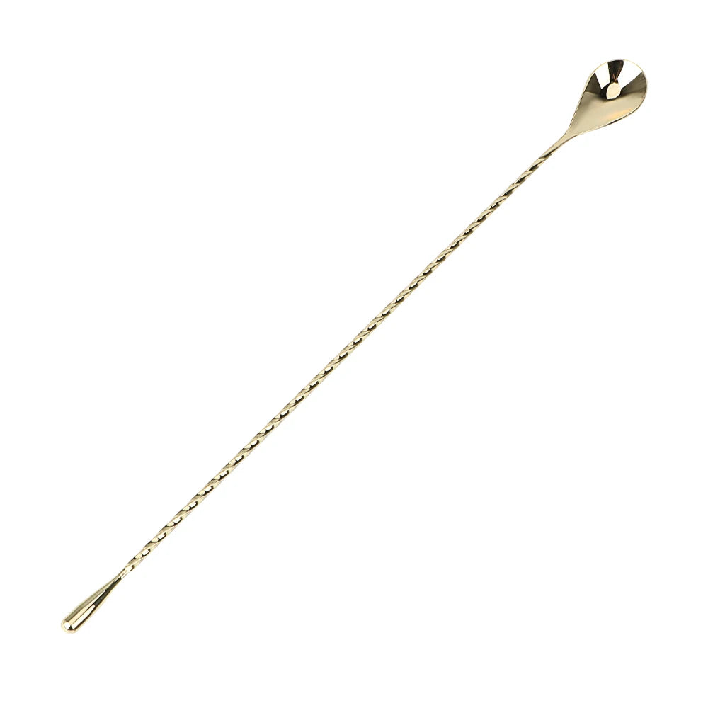 Stylish Stainless Steel Mixing Spoon for Bartenders