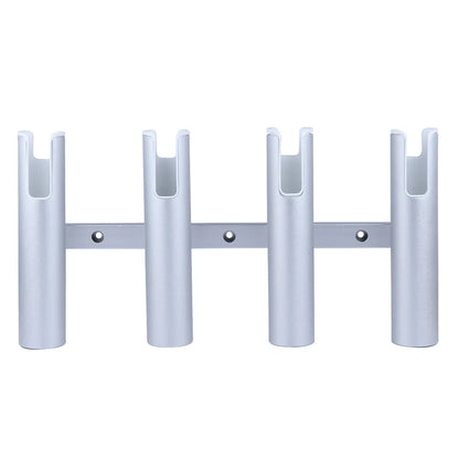 HookUpCo. Aluminum Fishing Rod Holder with 4 Tubes - HookUpCo.