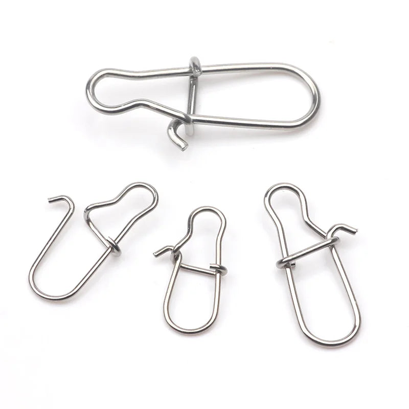 HookUpCo. 100pcs Stainless Steel Fishing Swivels - HookUpCo.