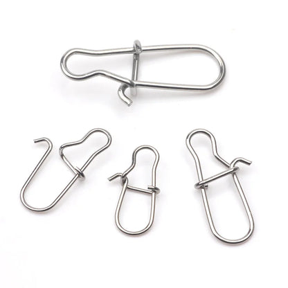HookUpCo. 100pcs Stainless Steel Fishing Swivels - HookUpCo.