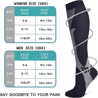 HookUpCo. Compression Socks for Pain Relief and Support
