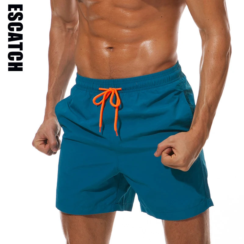 HookUpCo. Men's Swim Shorts for Beach and Pool Fun
