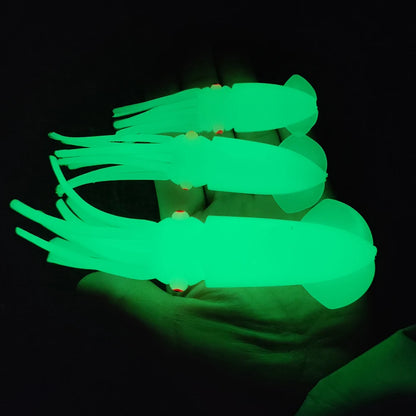 HookUpCo. Luminous Squid Lures - 10 Pack