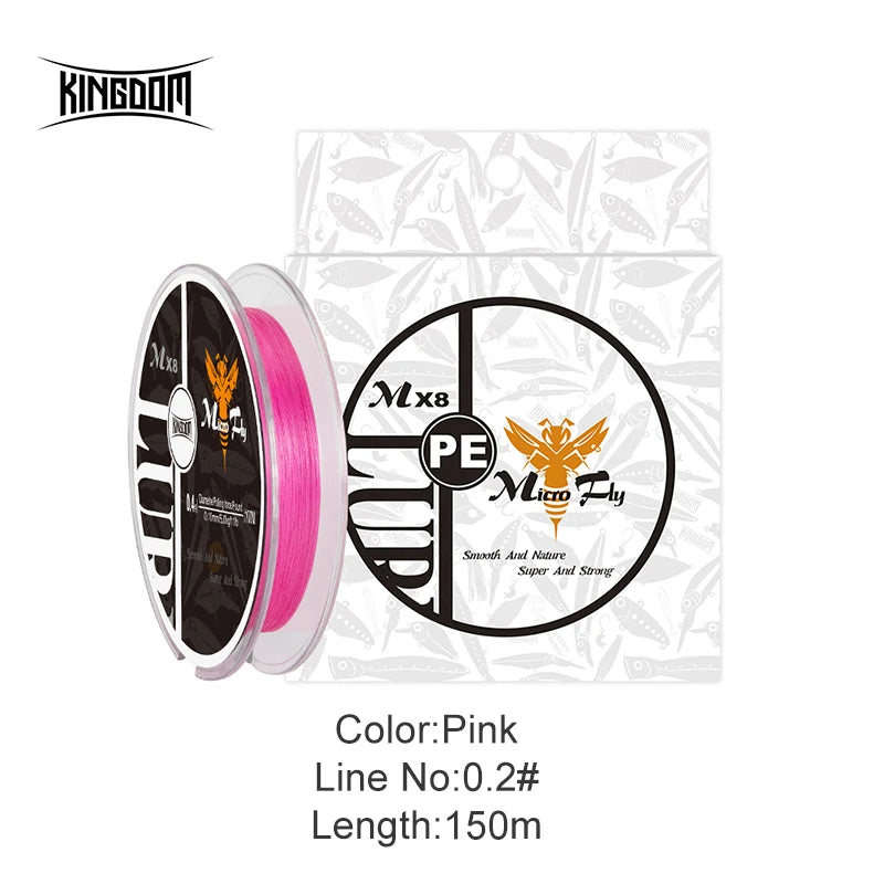 HookUpCo. Kingdom Micro Fly Braided Fishing Line - HookUpCo.