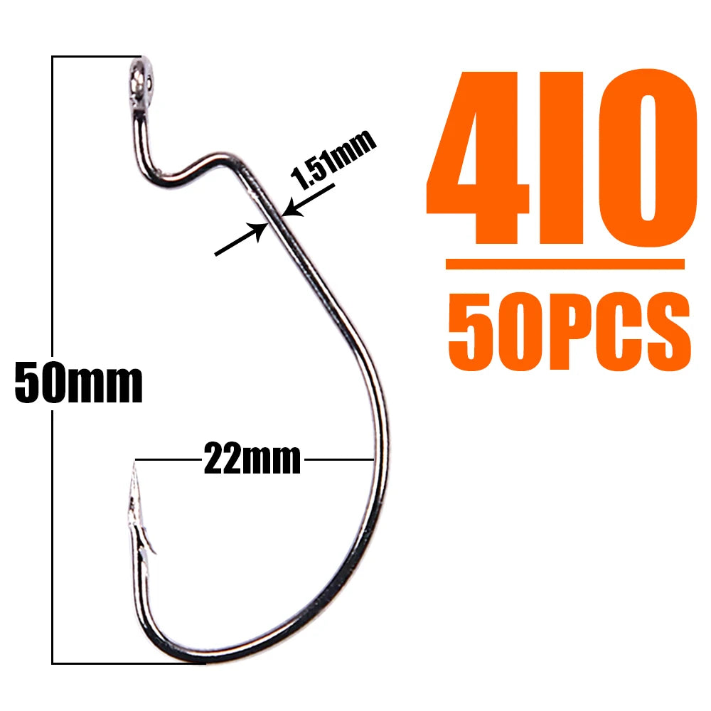 HookUpCo. High Carbon Fishing Hooks - HookUpCo.