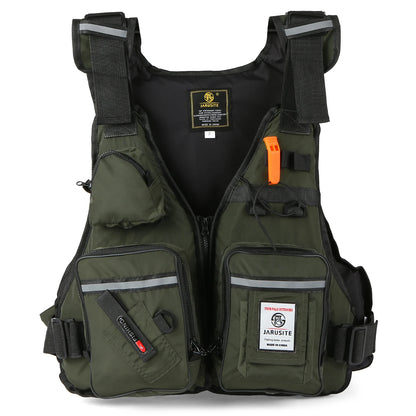 Adjustable Waterproof Fishing Vest for Safety and Organization - HookUpCo