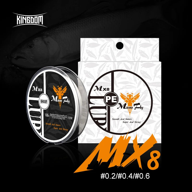 HookUpCo. Kingdom Micro Fly Braided Fishing Line - HookUpCo.
