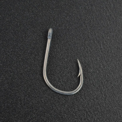 HookUpCo. 50pcs Barbed Fishing Hooks, High Carbon Steel - HookUpCo.