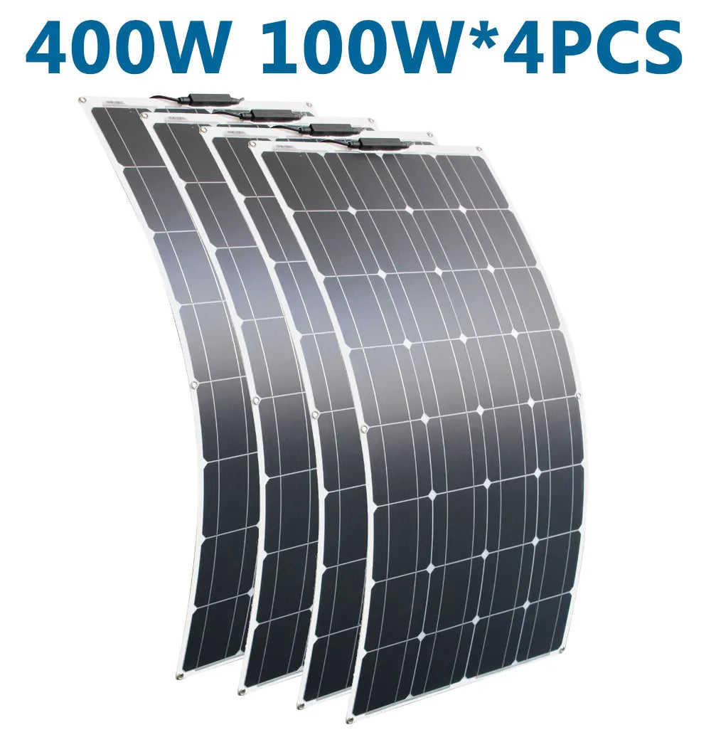 200W Flexible Solar Panel for Efficient Off-Grid Power