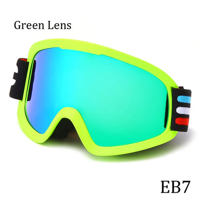 Double Layer Anti-Fog Ski Goggles for Clear Outdoor Vision