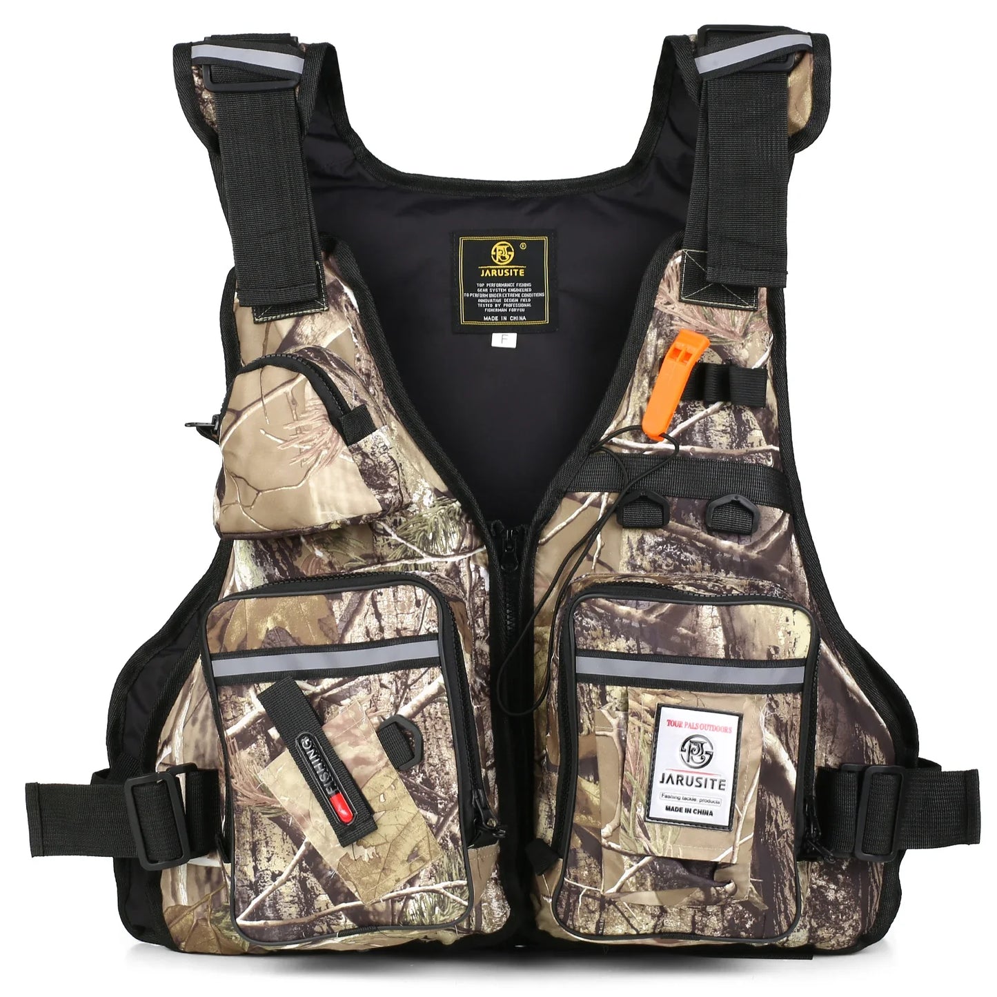 Adjustable Waterproof Fishing Vest for Safety and Organization - HookUpCo