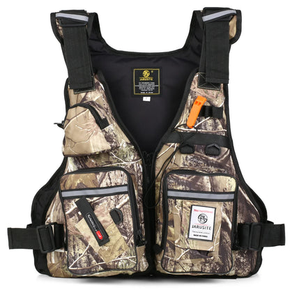 Adjustable Waterproof Fishing Vest for Safety and Organization - HookUpCo