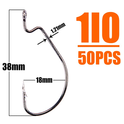 HookUpCo. High Carbon Fishing Hooks - HookUpCo.