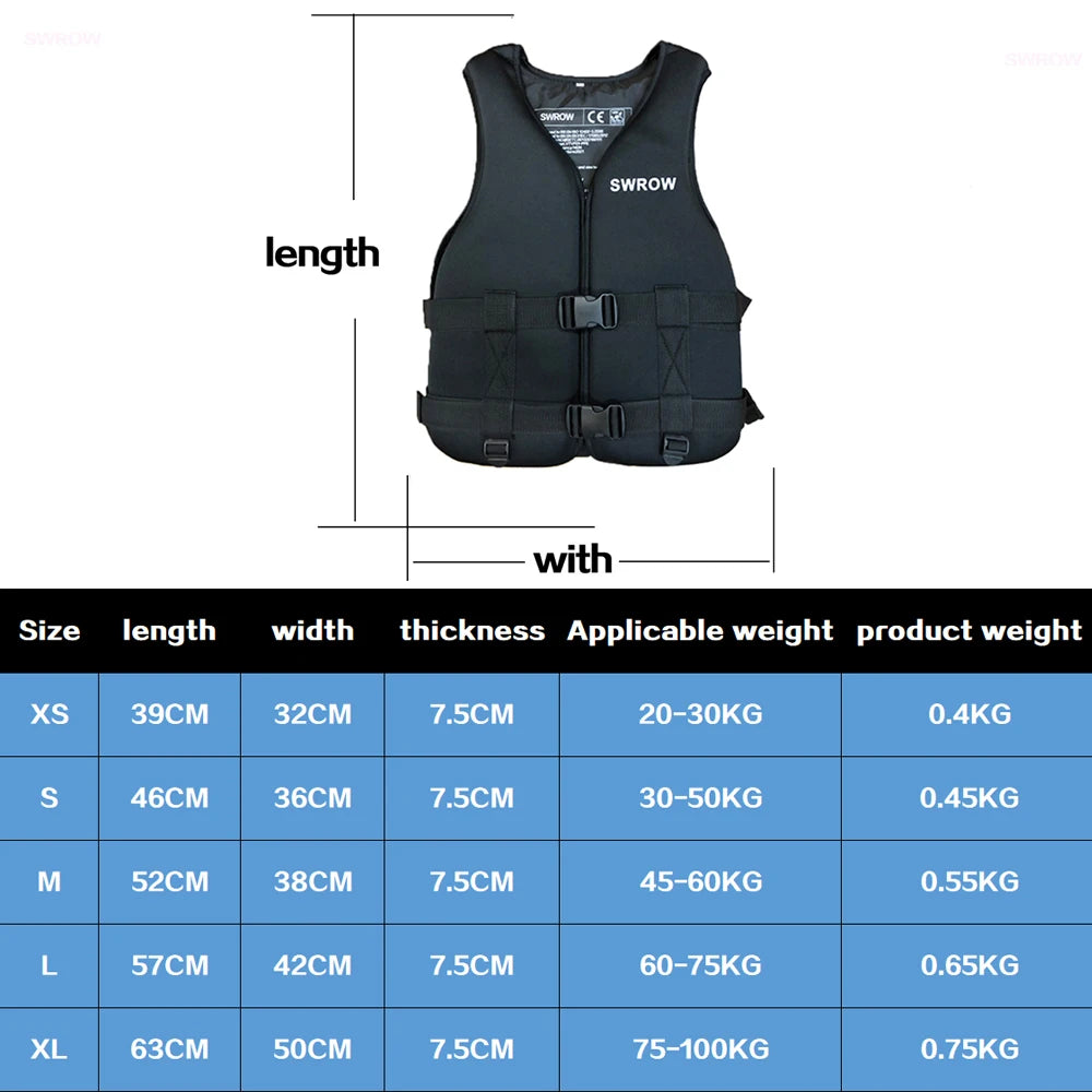 HookUpCo. Neoprene Life Jacket