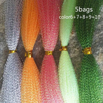 Holographic Twisted Flashabou for Lure Making - HookUpCo.