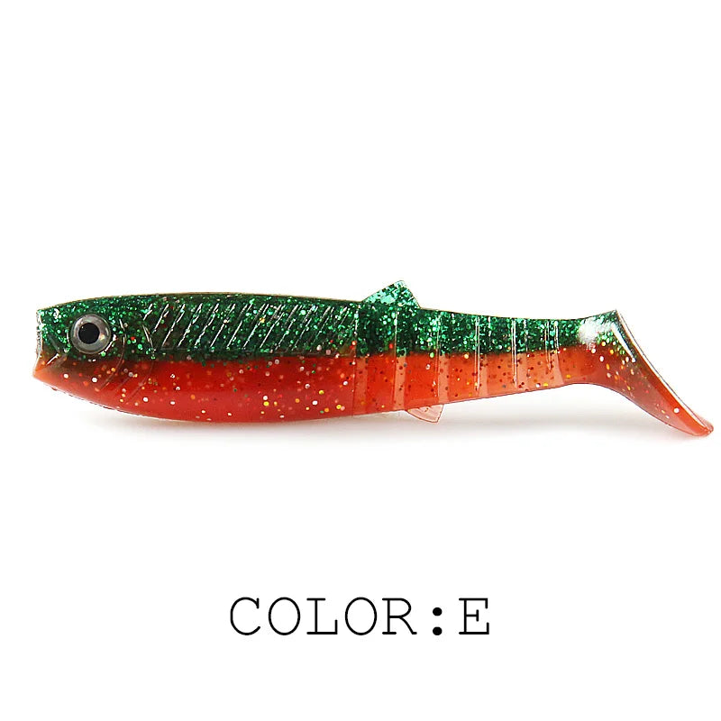 3D Bicolor Smell Cannibal Baits for Fishing