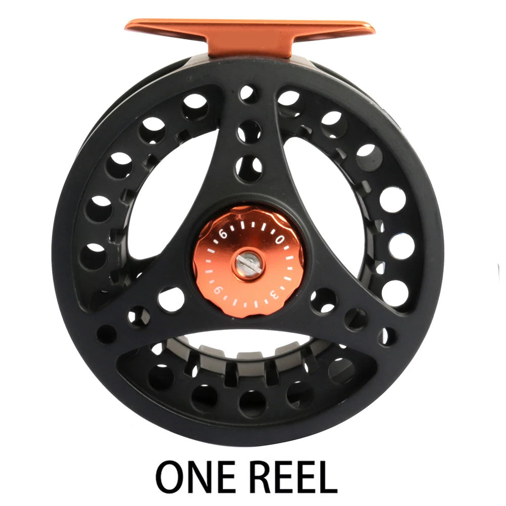 HookUpCo. Large Arbor Fly Fishing Reel, Durable Aluminum - HookUpCo.