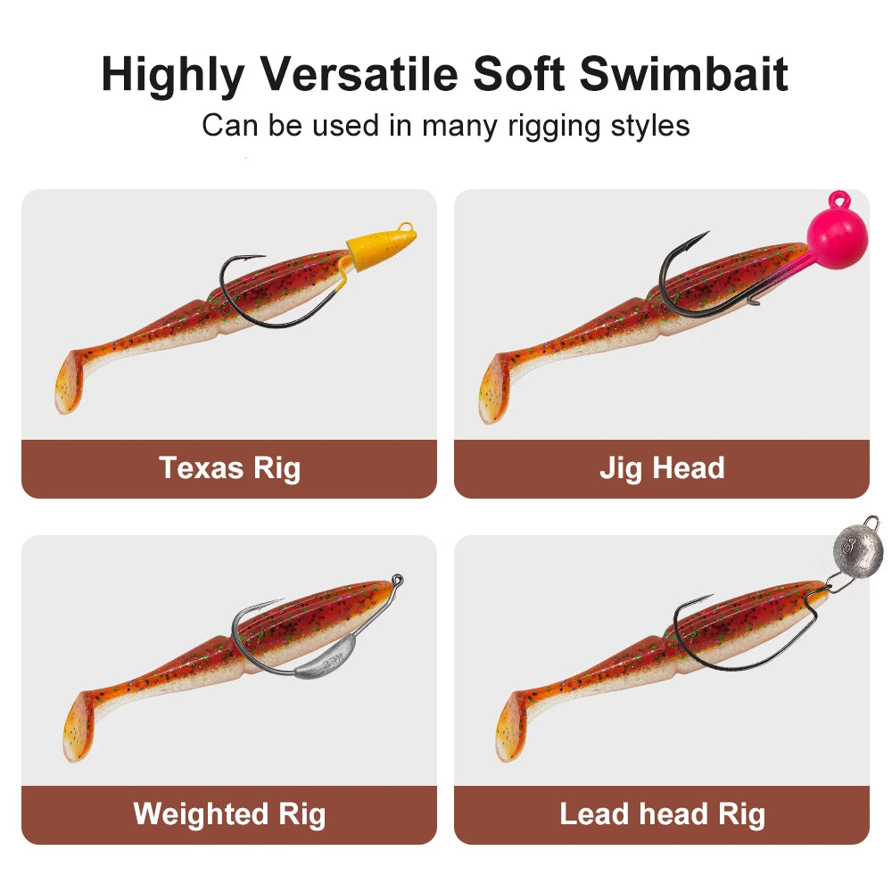 HookUpCo. Soft Pike Fishing Lure - HookUpCo.
