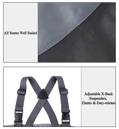 Breathable Waterproof Fishing Waders for All Sizes