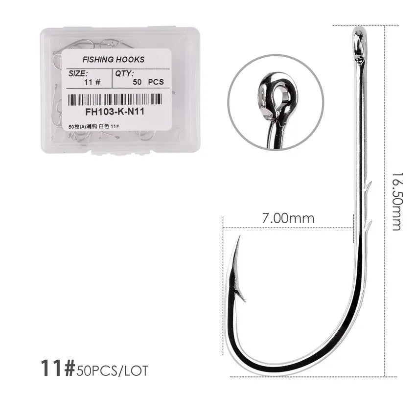 HookUpCo. Barbed Fishing Hooks Set for Carp - HookUpCo.