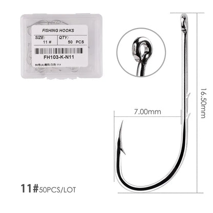 HookUpCo. Barbed Fishing Hooks Set for Carp - HookUpCo.