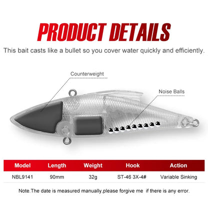 HookUpCo. Rattling Winter Crankbaits for Fishing - HookUpCo.
