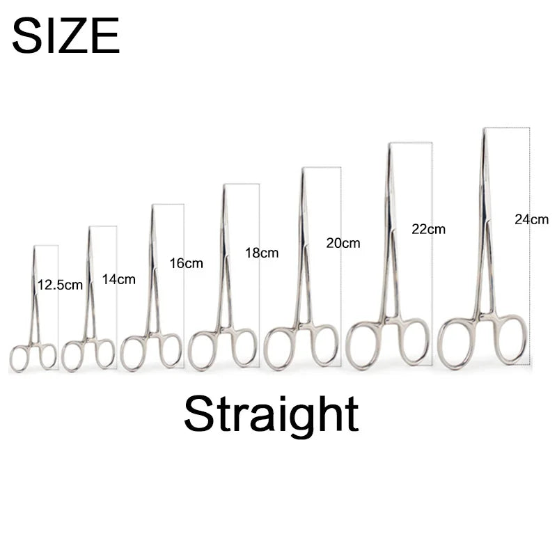 Fishing Plier Scissors with Curved Tip Clamps - HookUpCo.