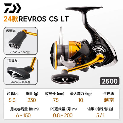 HookUpCo. DAIWA Revros LT Spinning Reel 6000