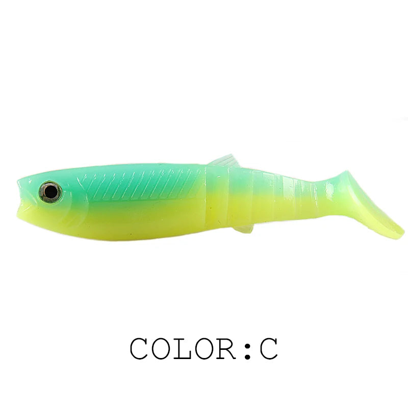 3D Bicolor Smell Cannibal Baits for Fishing