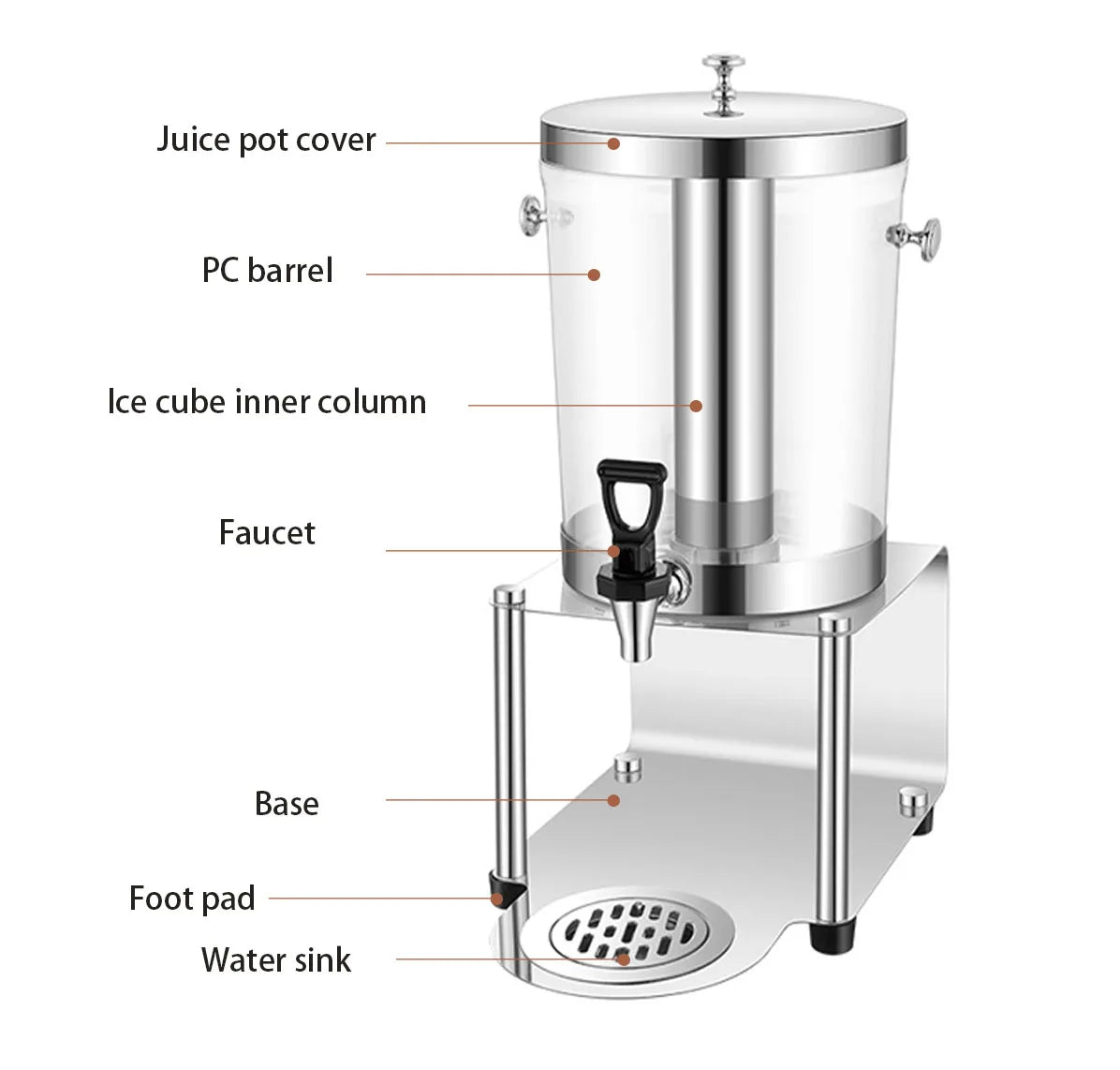 HookUpCo. Hot and Cold Beverage Dispenser