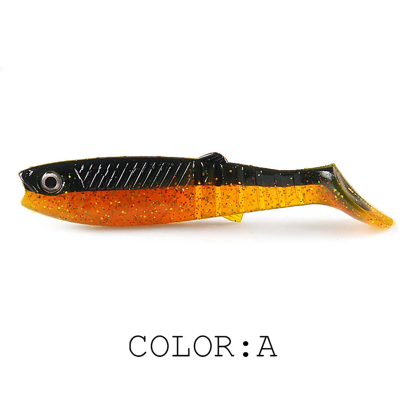 3D Bicolor Smell Cannibal Baits for Fishing