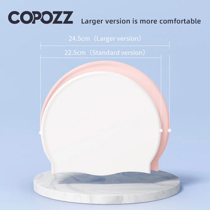 HookUpCo. Waterproof Swim Cap for Long Hair