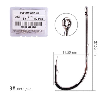 HookUpCo. Barbed Fishing Hooks Set for Carp - HookUpCo.