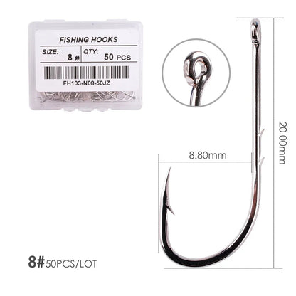 HookUpCo. Barbed Fishing Hooks Set for Carp - HookUpCo.