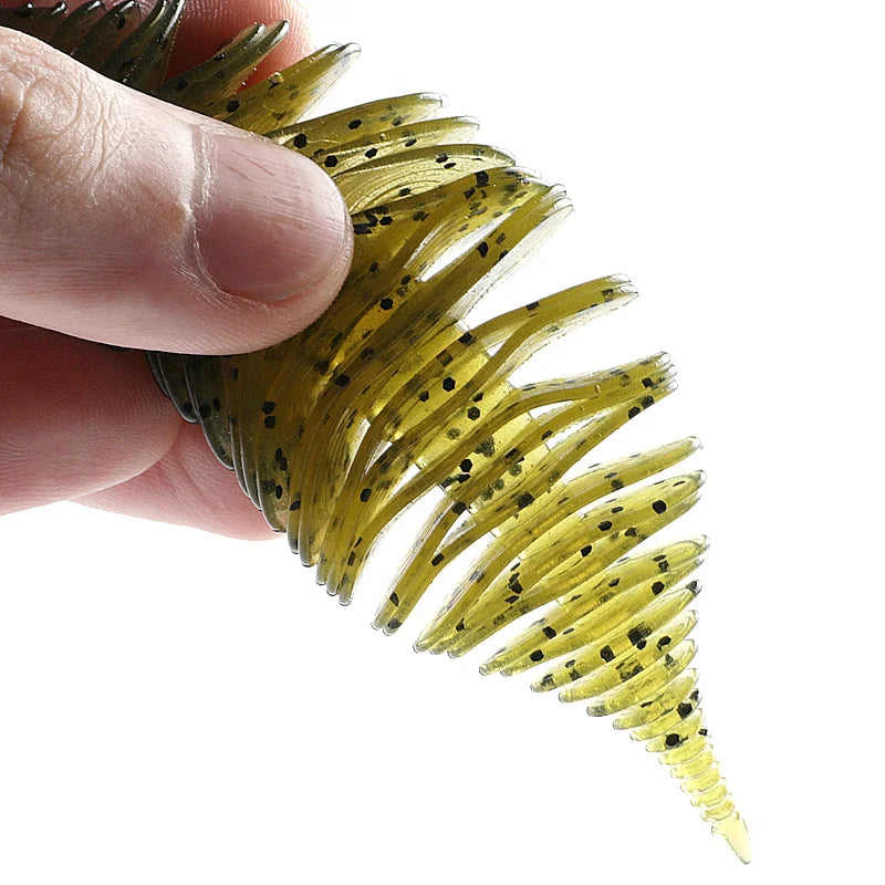 HookUpCo. Soft Lure Worms for Bass Fishing - HookUpCo.