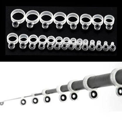 Silicone Fishing Rod Guide Tip Repair Kit 14/22Pcs - HookUpCo.