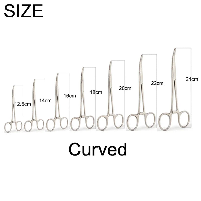 Fishing Plier Scissors with Curved Tip Clamps - HookUpCo.